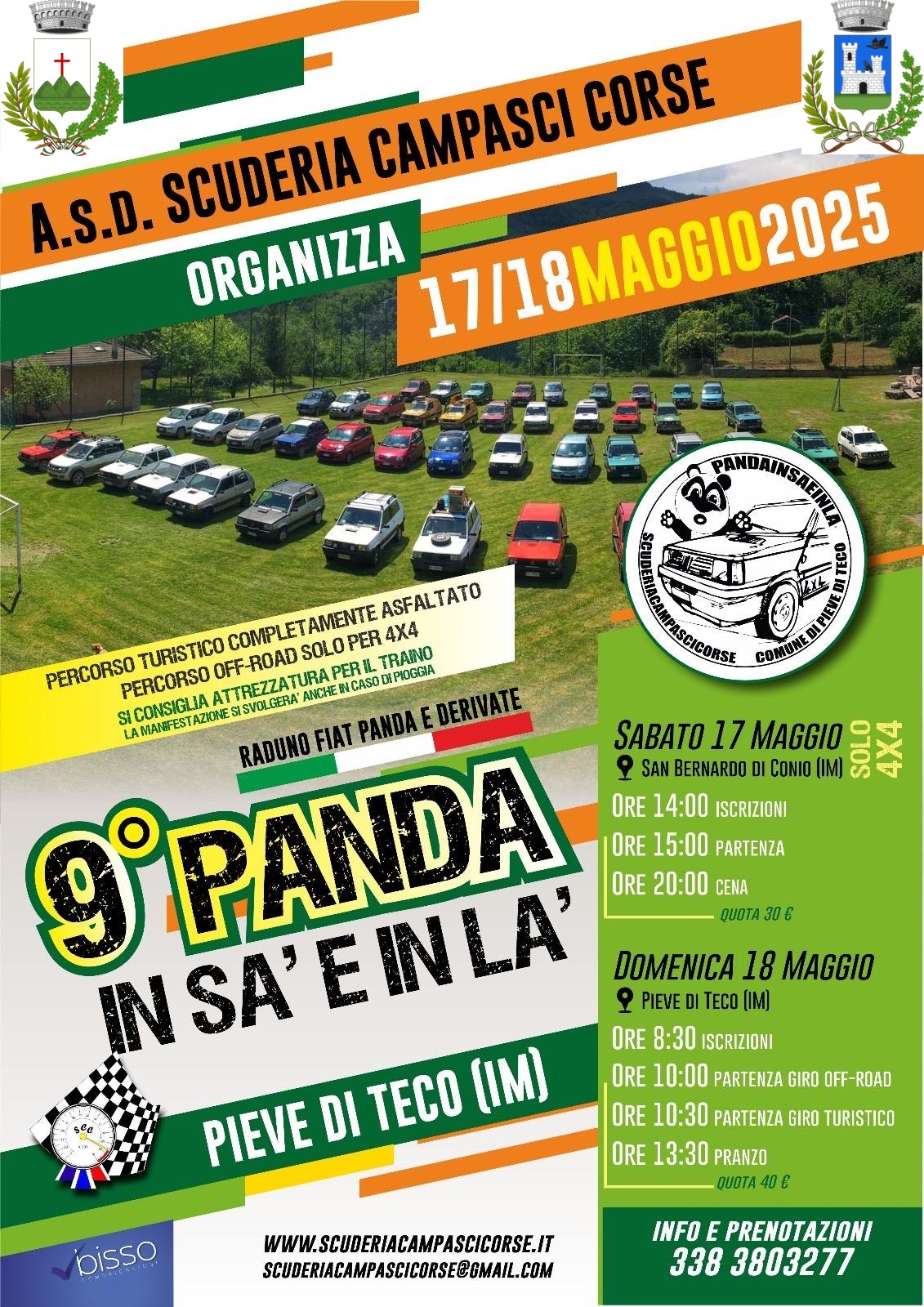 panda in sà e in là